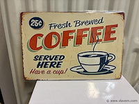 Metalen bord - afbeelding 1 van  1