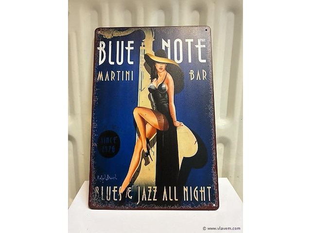 Metalen bord - afbeelding 1 van  1