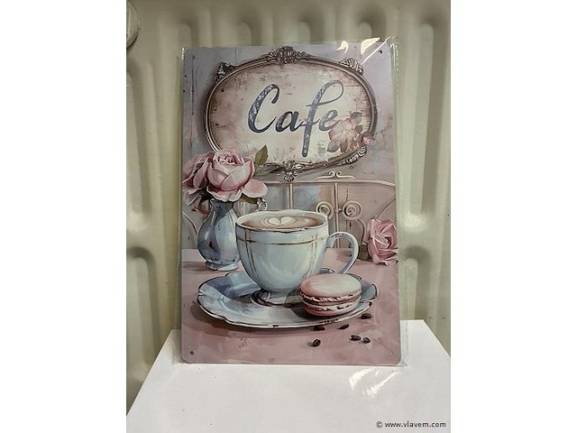 Metalen bord - afbeelding 1 van  1