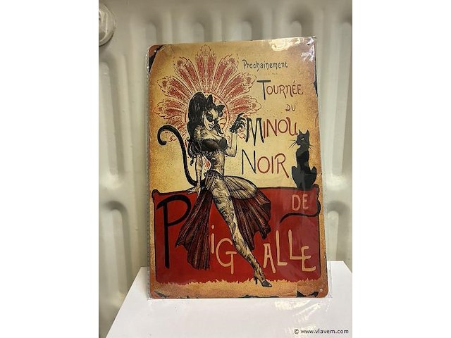 Metalen bord - afbeelding 1 van  1