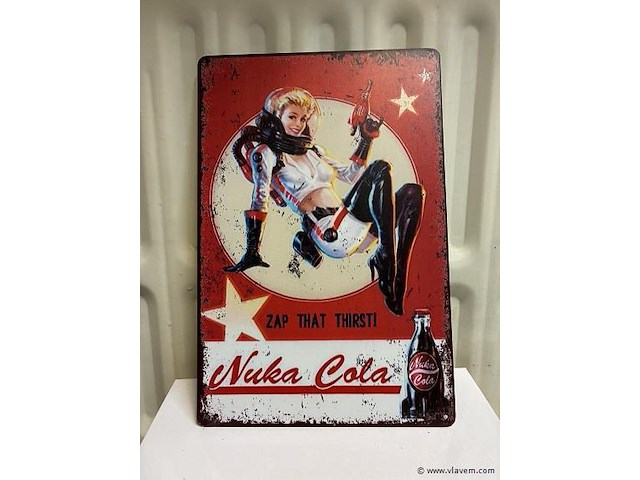 Metalen bord - afbeelding 1 van  1