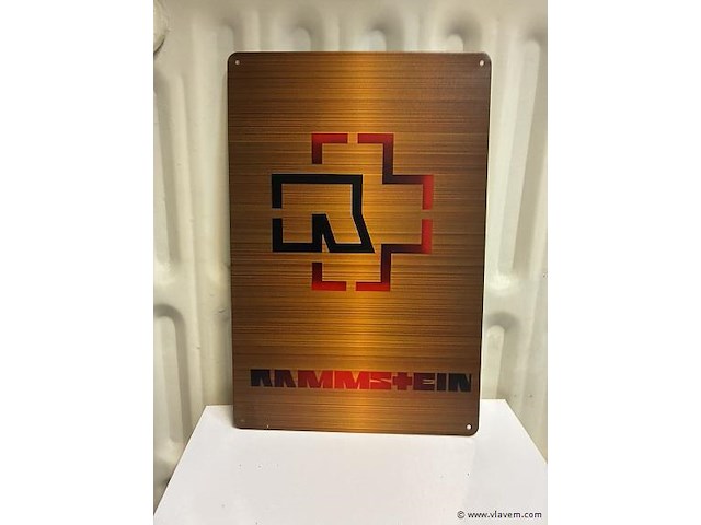 Metalen bord - afbeelding 1 van  1