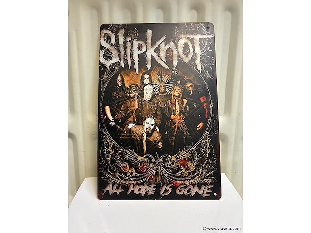 Metalen bord - afbeelding 1 van  1