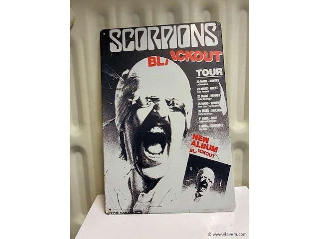 Metalen bord - afbeelding 1 van  1