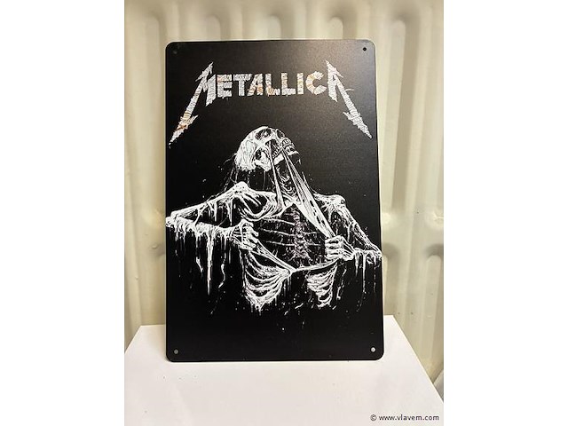 Metalen bord - afbeelding 1 van  1