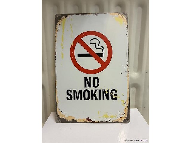 Metalen bord - afbeelding 1 van  1