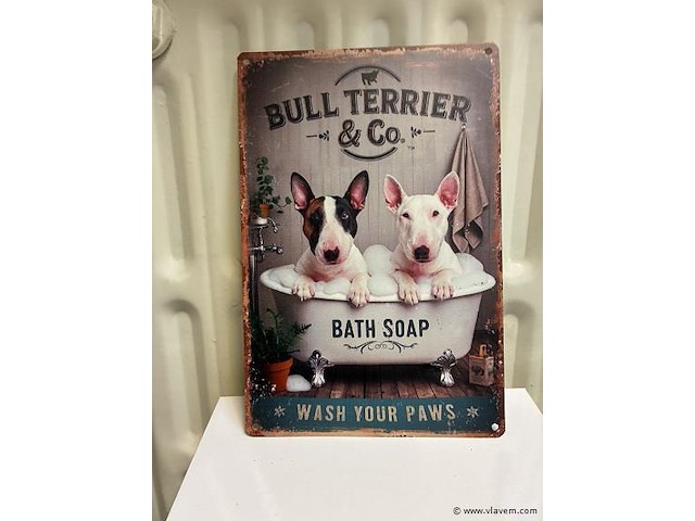 Metalen bord - afbeelding 1 van  1