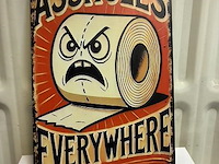 Metalen bord - afbeelding 1 van  1