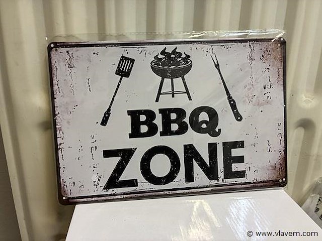 Metalen bord - afbeelding 1 van  1