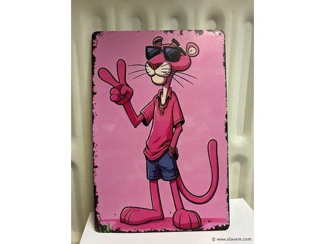 Metalen bord - afbeelding 1 van  1