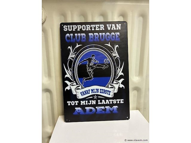 Metalen bord - afbeelding 1 van  1