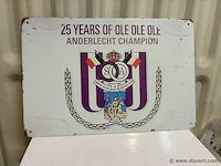 Metalen bord - afbeelding 1 van  1