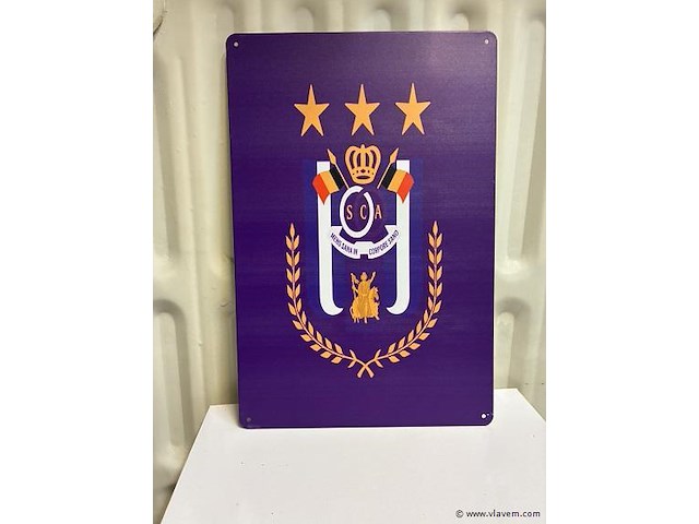 Metalen bord - afbeelding 1 van  1