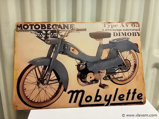 Metalen bord - afbeelding 1 van  1