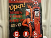 Metalen bord - afbeelding 1 van  1