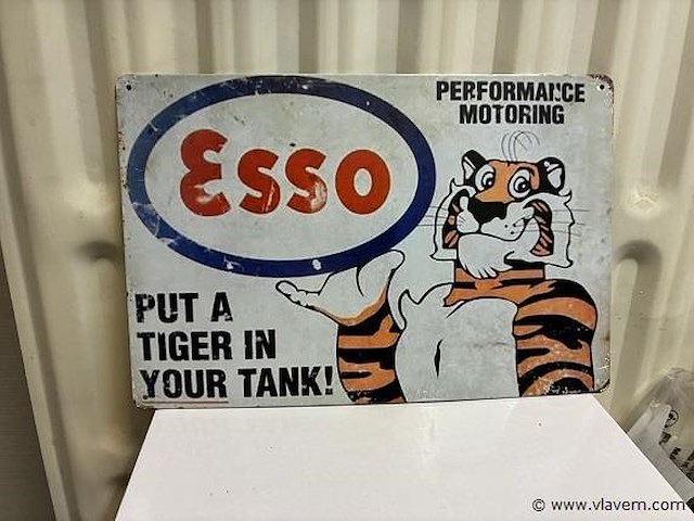 Metalen bord - afbeelding 1 van  1