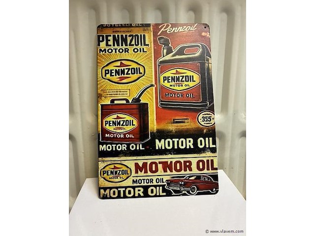 Metalen bord - afbeelding 1 van  1