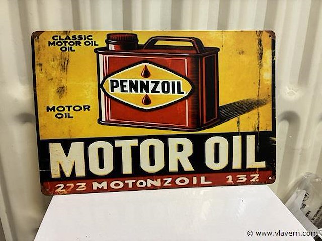 Metalen bord - afbeelding 1 van  1