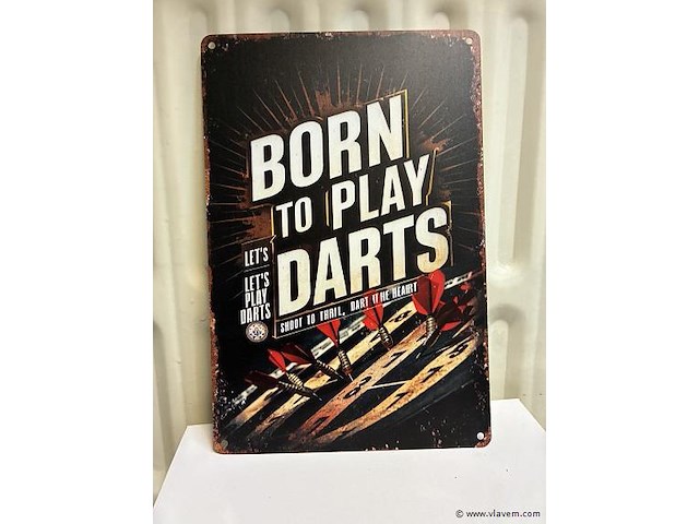 Metalen bord - afbeelding 1 van  1