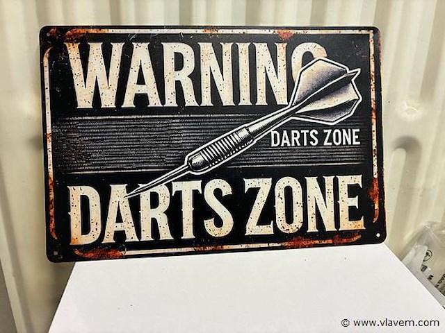 Metalen bord - afbeelding 1 van  1