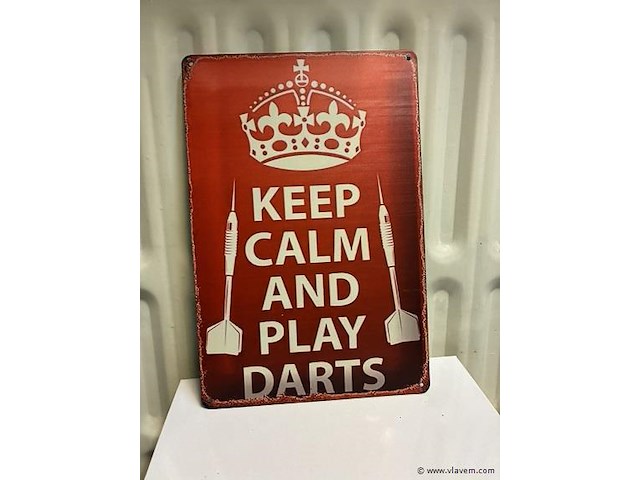 Metalen bord - afbeelding 1 van  1