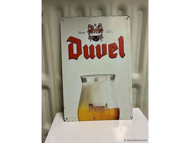 Metalen bord - afbeelding 1 van  1