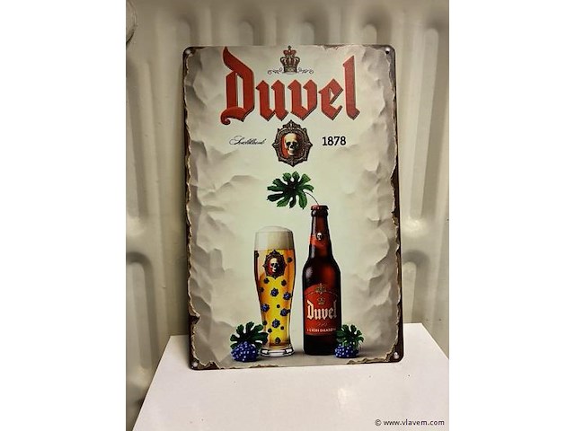 Metalen bord - afbeelding 1 van  1