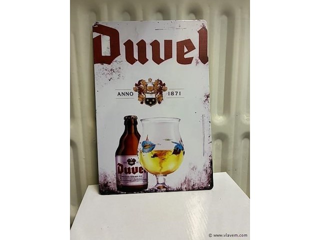 Metalen bord - afbeelding 1 van  1