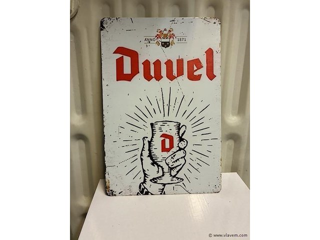 Metalen bord - afbeelding 1 van  1