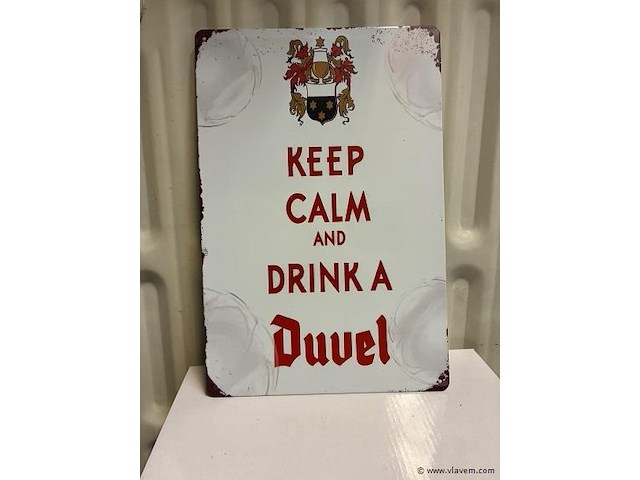 Metalen bord - afbeelding 1 van  1