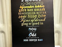 Metalen bord - afbeelding 1 van  1