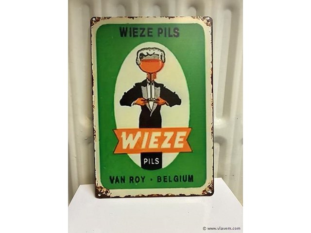 Metalen bord - afbeelding 1 van  1