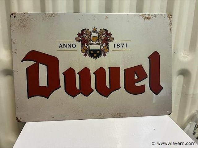 Metalen bord - afbeelding 1 van  1