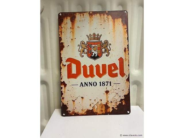 Metalen bord - afbeelding 1 van  1