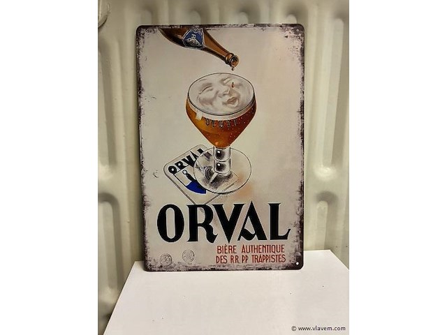 Metalen bord - afbeelding 1 van  1