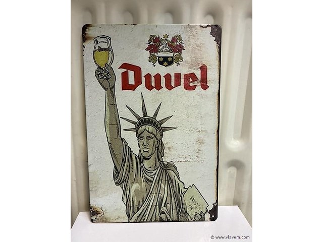 Metalen bord - afbeelding 1 van  1