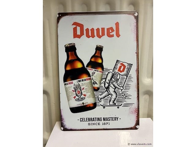 Metalen bord - afbeelding 1 van  1