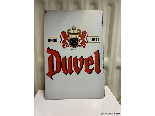 Metalen bord - afbeelding 1 van  1