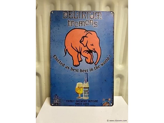 Metalen bord - afbeelding 1 van  1