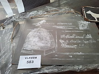 Metalen bord - afbeelding 1 van  1