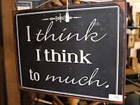 Metalen borden met spreuken - afbeelding 2 van  5