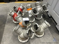 Metalen broekstukken met storz-koppelingen, type 150-2x 110 dsp