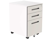 Metalen bureau archiefkast - 3 lades - afbeelding 4 van  8