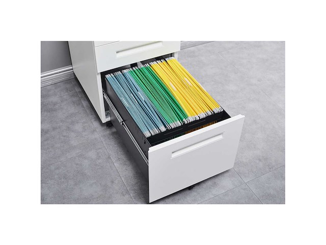 Metalen bureau archiefkast - 3 lades - afbeelding 8 van  8