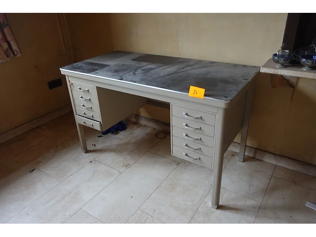 Metalen bureau - afbeelding 2 van  2