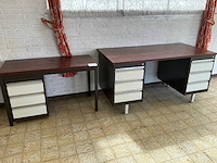 Metalen bureautafel (2x) - afbeelding 1 van  3