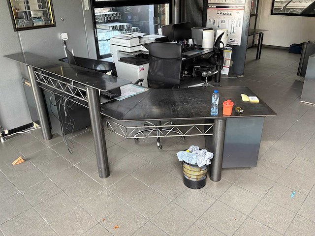 Metalen bureautafel (2x) - afbeelding 1 van  7