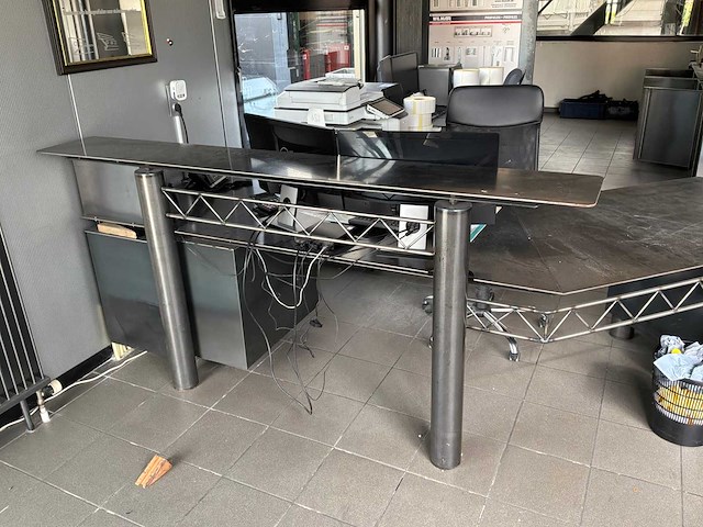 Metalen bureautafel (2x) - afbeelding 2 van  7