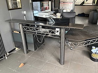 Metalen bureautafel (2x) - afbeelding 2 van  7