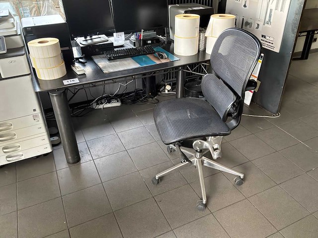 Metalen bureautafel (2x) - afbeelding 5 van  7